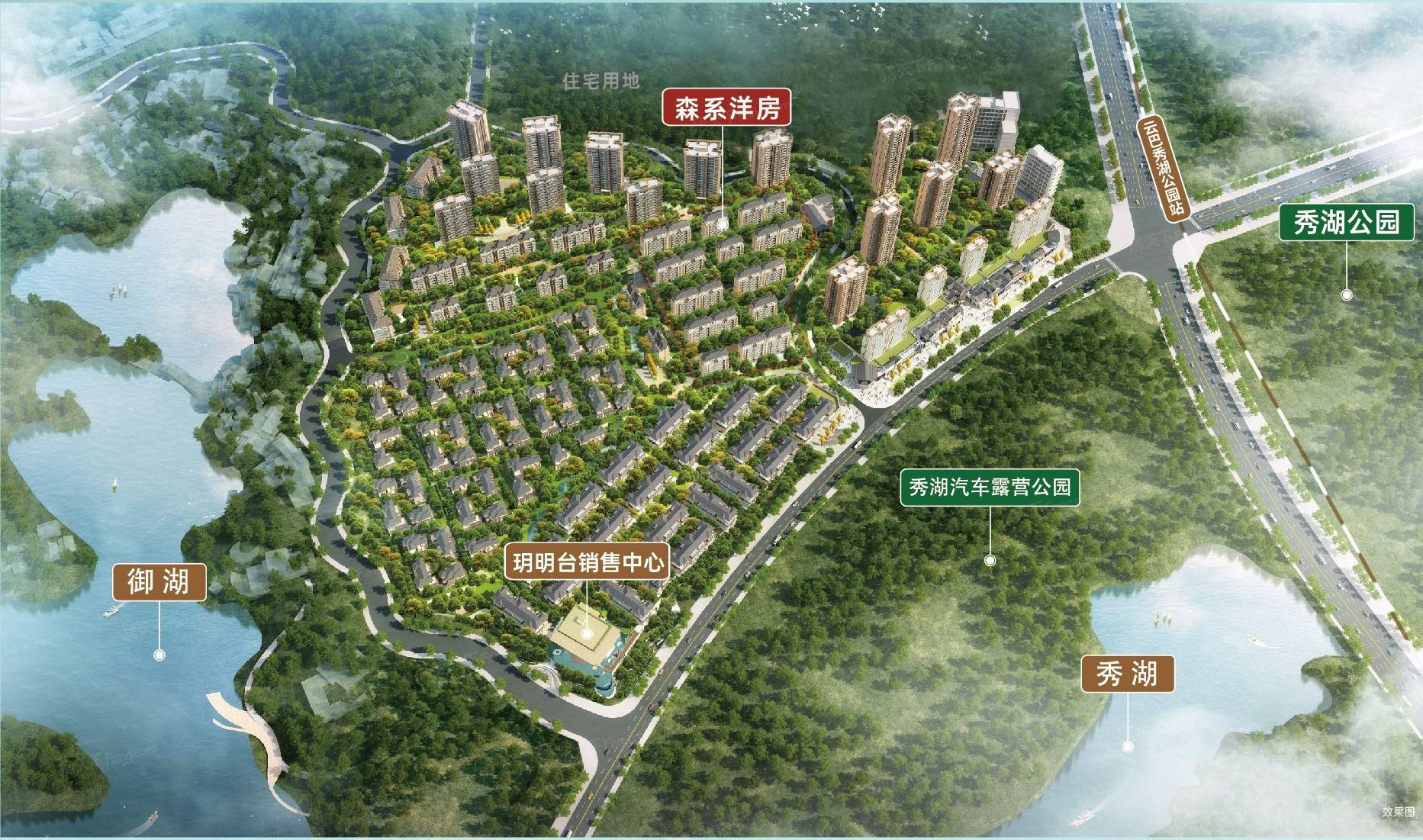 秀湖鹭岛生态城丨玥明台