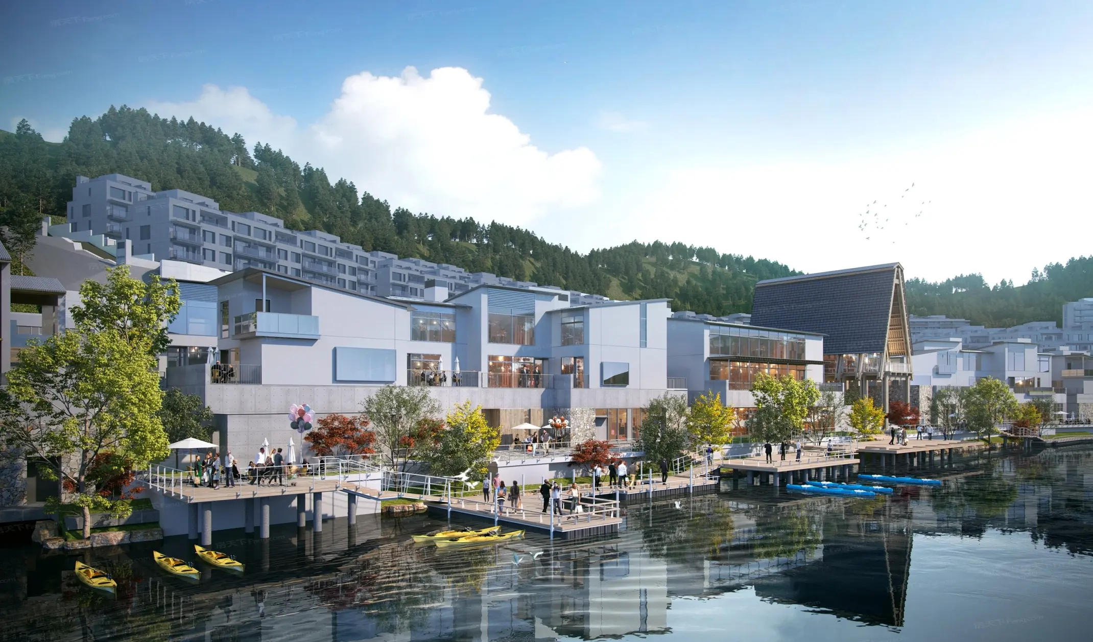 江山万里山林溪