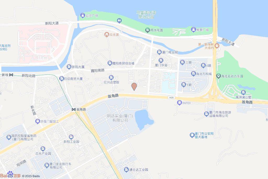 海沧区05-08编制单元翁角路与霞阳东路交叉口东北侧