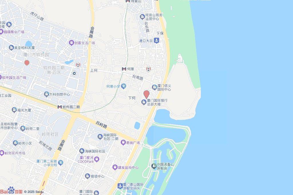 思明区观音山片区纪念馆西路与台东路交叉口东南侧