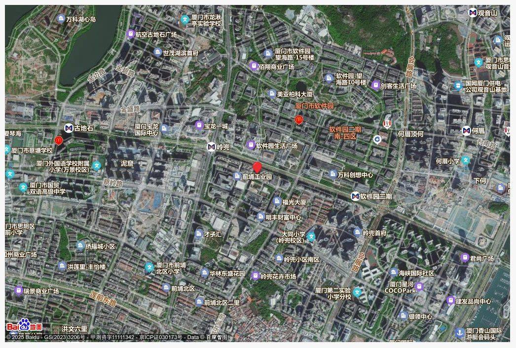 思明区前埔片区岭兜北二路与岭兜西路交叉口西南侧地块