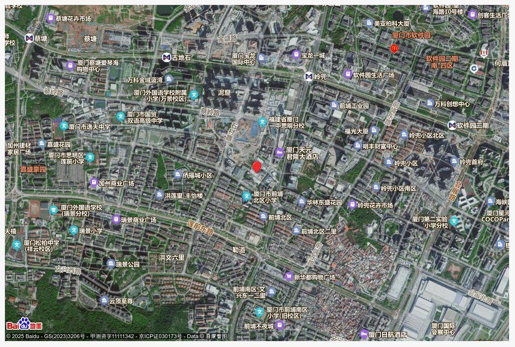 思明区前埔片区前埔中路与前埔西二路交叉口东北侧地块