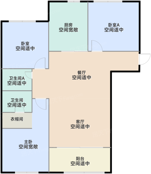 3室2厅2卫1厨