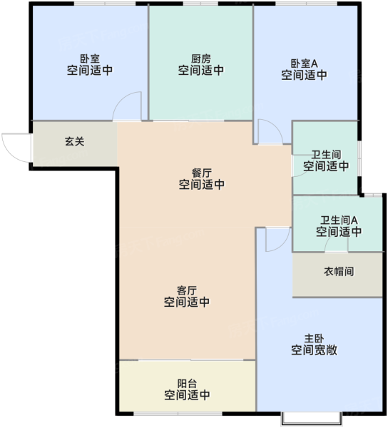 3室2厅2卫1厨