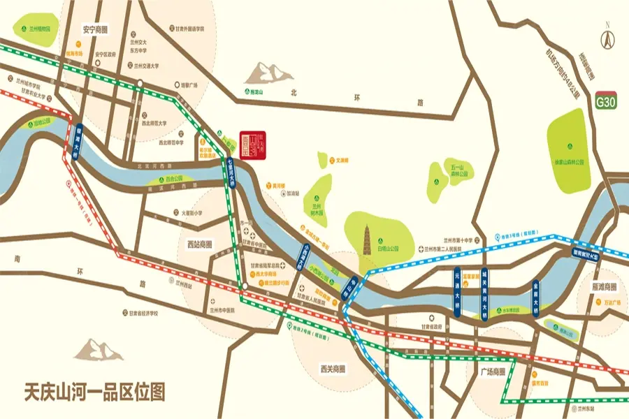 天庆山河一品写字楼楼盘图片