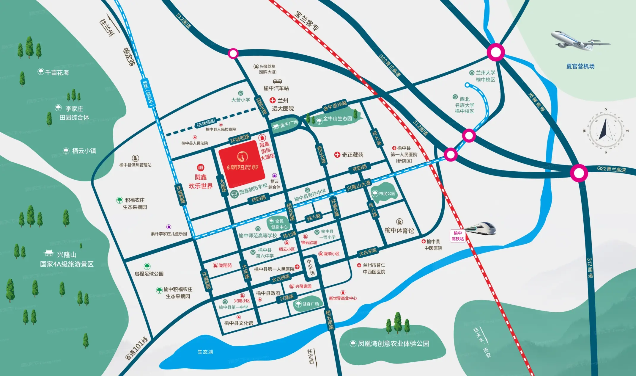陇鑫朝阳府邸楼盘图片