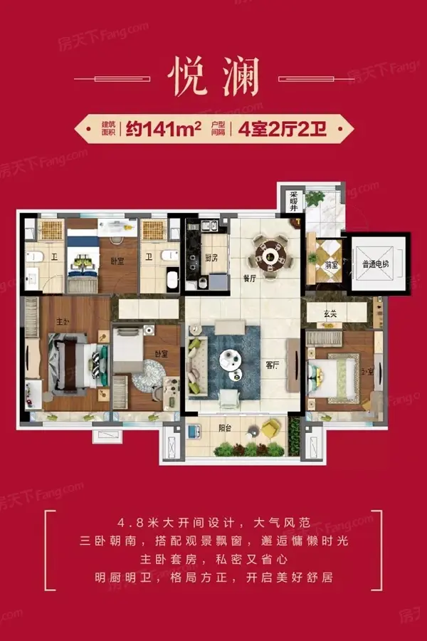 4室2厅1厨2卫