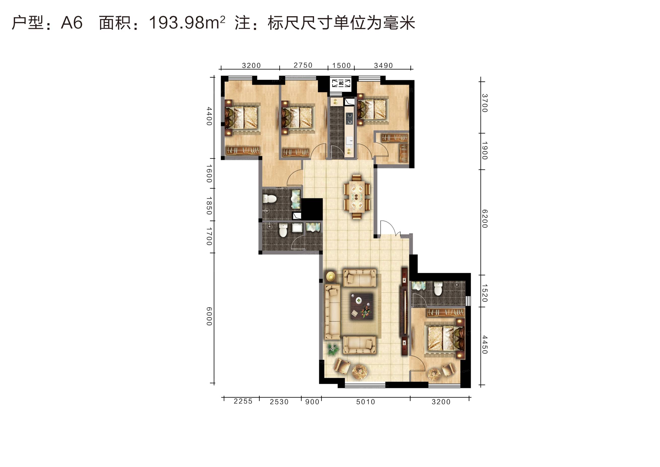 4室2厅1厨3卫